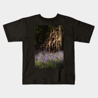 Hidden bluebell wood Kids T-Shirt